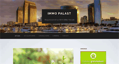 Desktop Screenshot of immo-palast.com